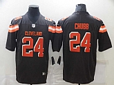 Nike Browns 24 Nick Chubb Brown Vapor Untouchable Limited Jersey,baseball caps,new era cap wholesale,wholesale hats